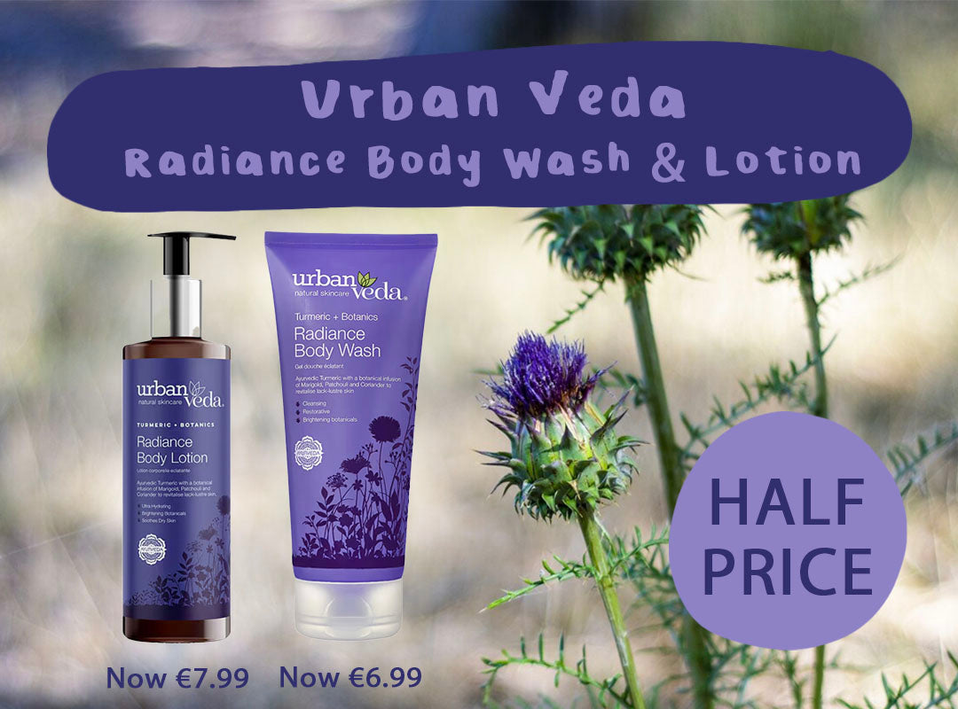 Half Price Urban Veda Body Wash & Lotion