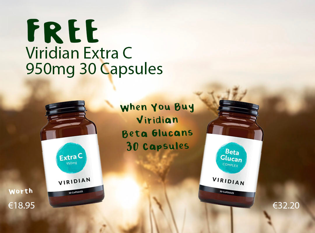 FREE Viridian Extra C When You Buy Beta Glucans