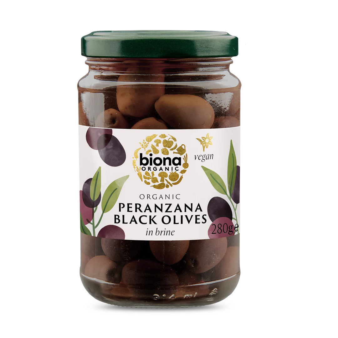 Biona Organic Black Olives 280g