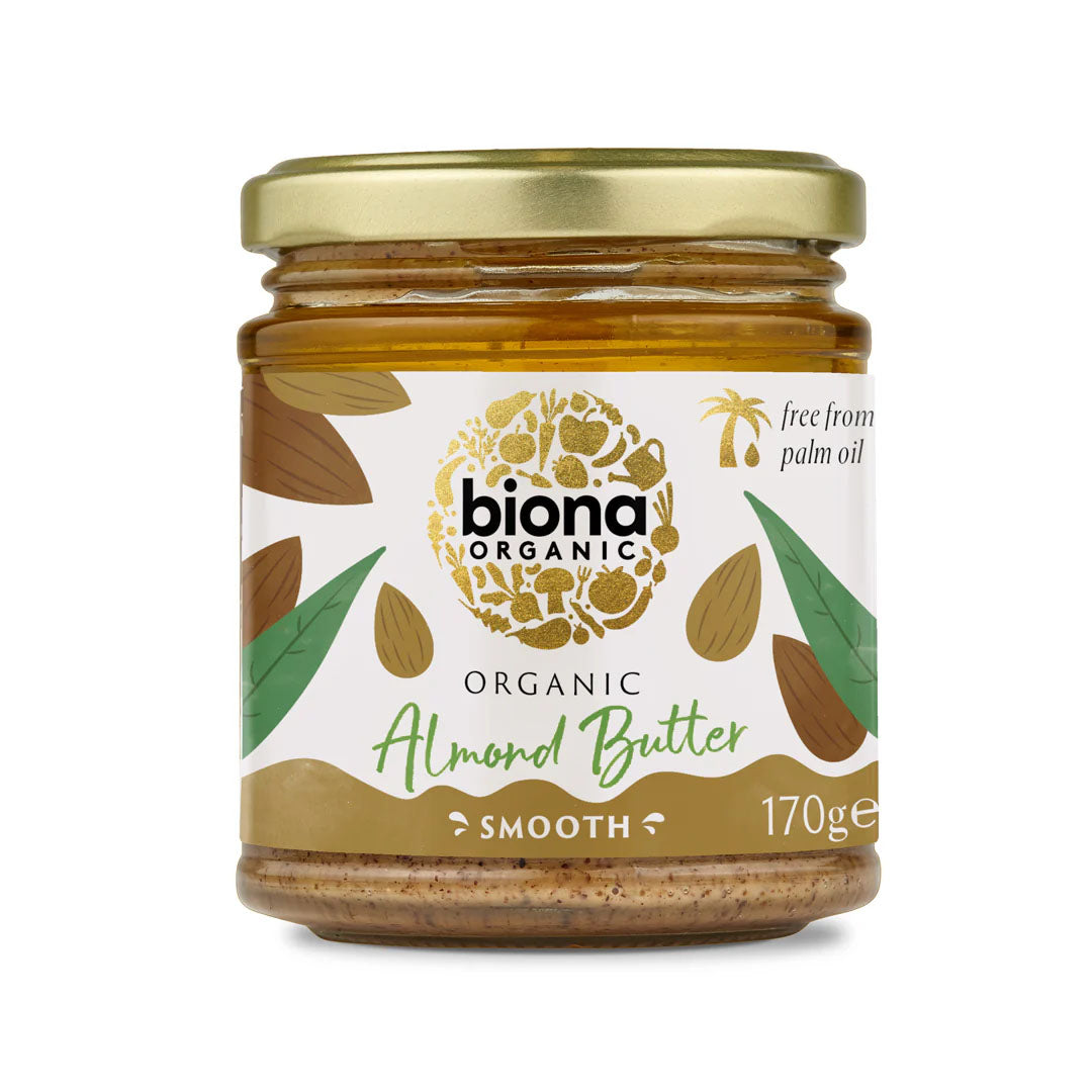 Biona Organic Almond Butter Smooth 170g