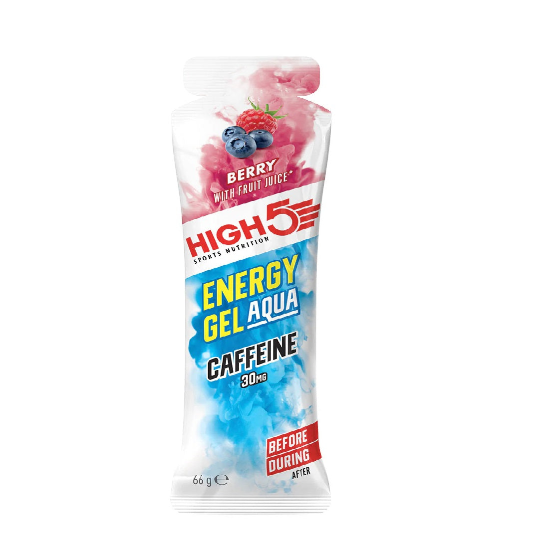 High 5 Energy Gel Aqua Caffeine Berry 66g