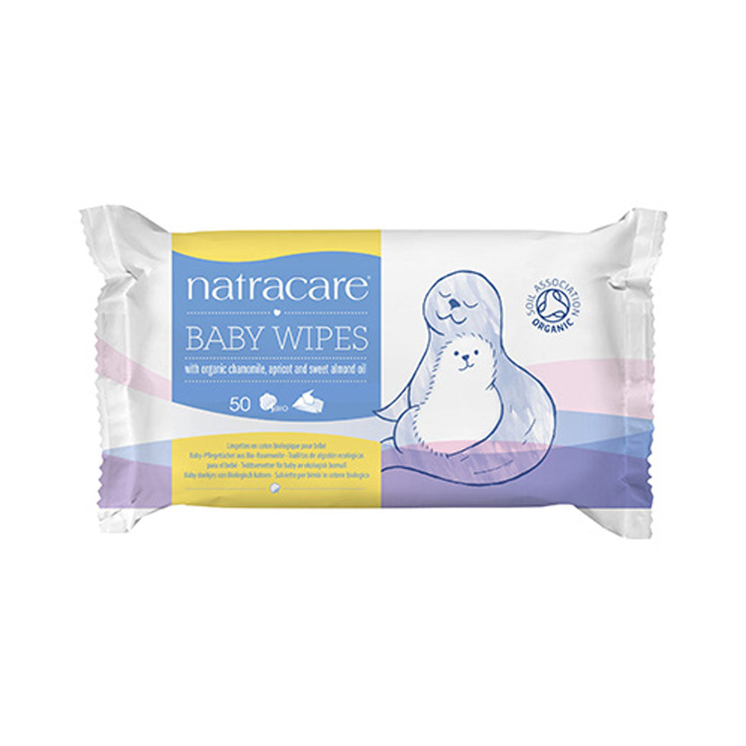 Natracare Organic Baby Wipes 50s