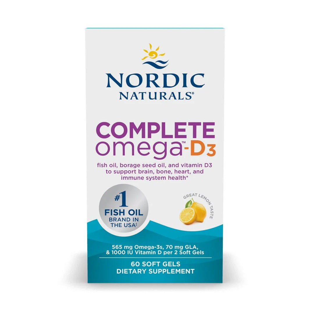 Nordic Naturals Complete Omega D3 60 Softgels