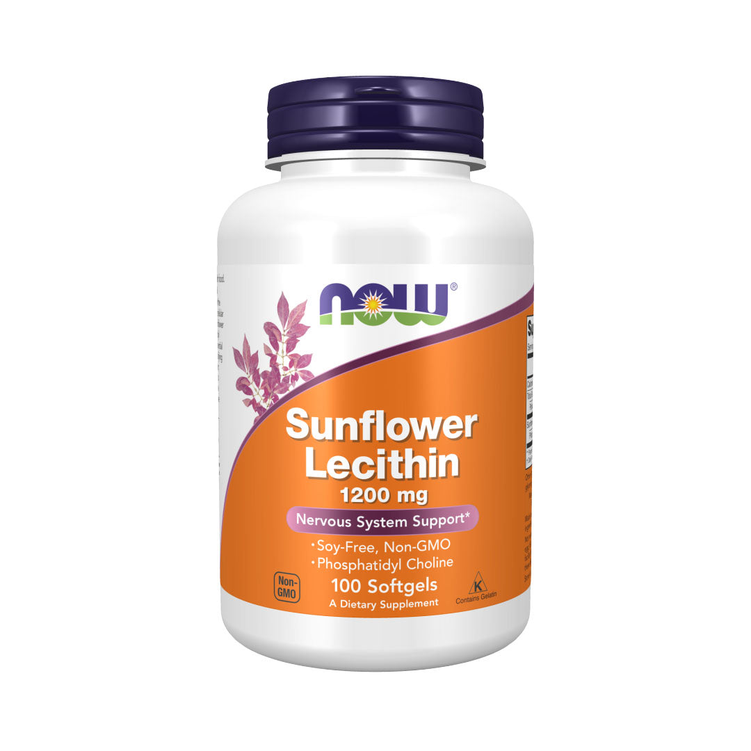 Now Sunflower Lecithin 1200mg 200 Softgels