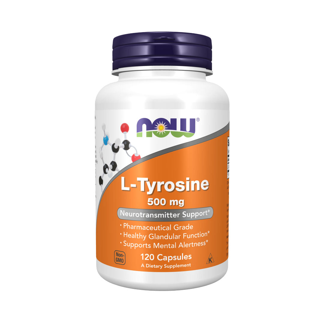 Now L-Tyrosine 500mg 120 Capsules