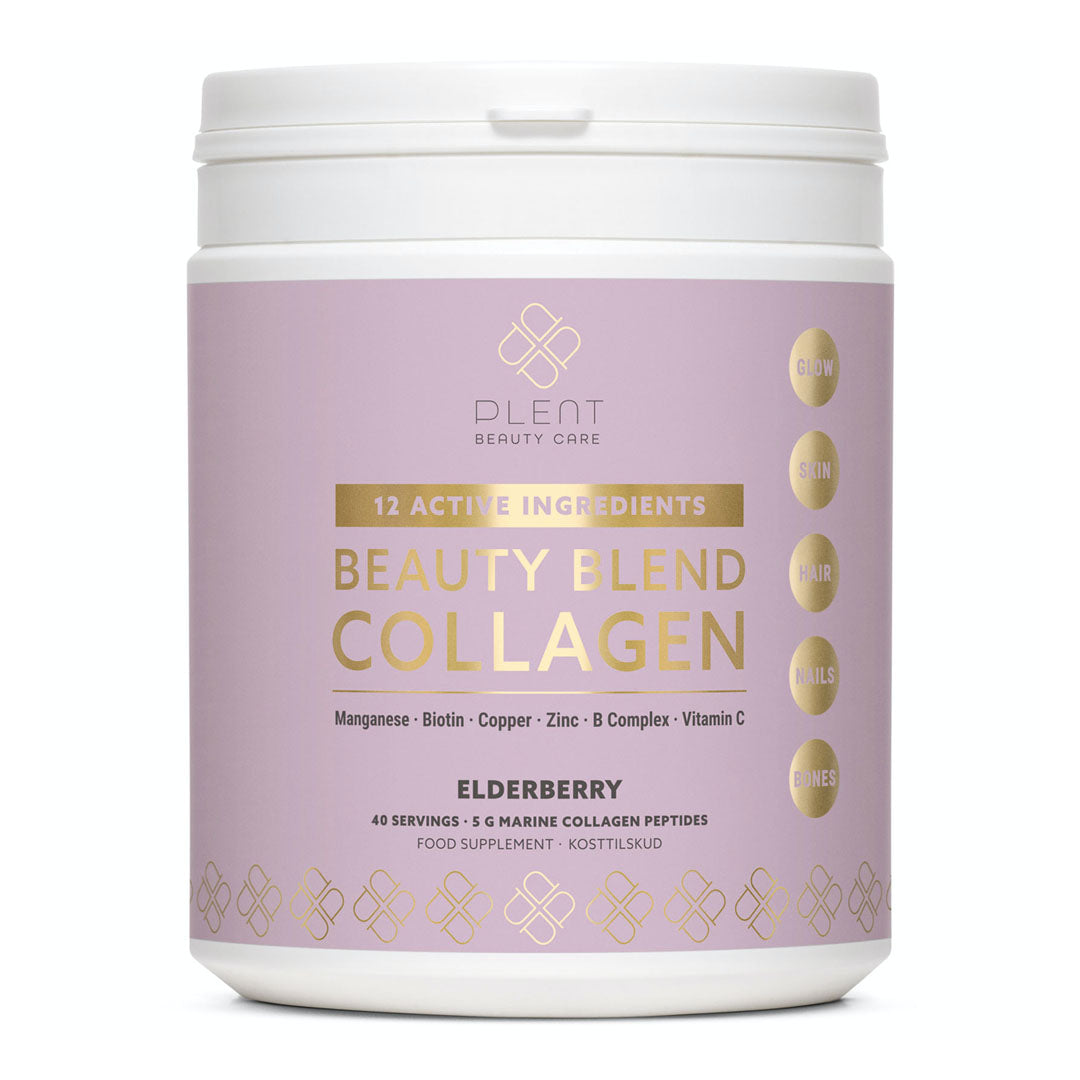 Plent Beauty Care Collagen Elderberry 40 Portions