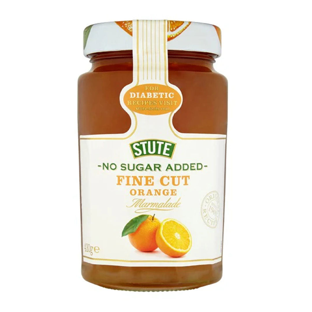 Stute No Added Sugar Fine Cut Marmalade 430g