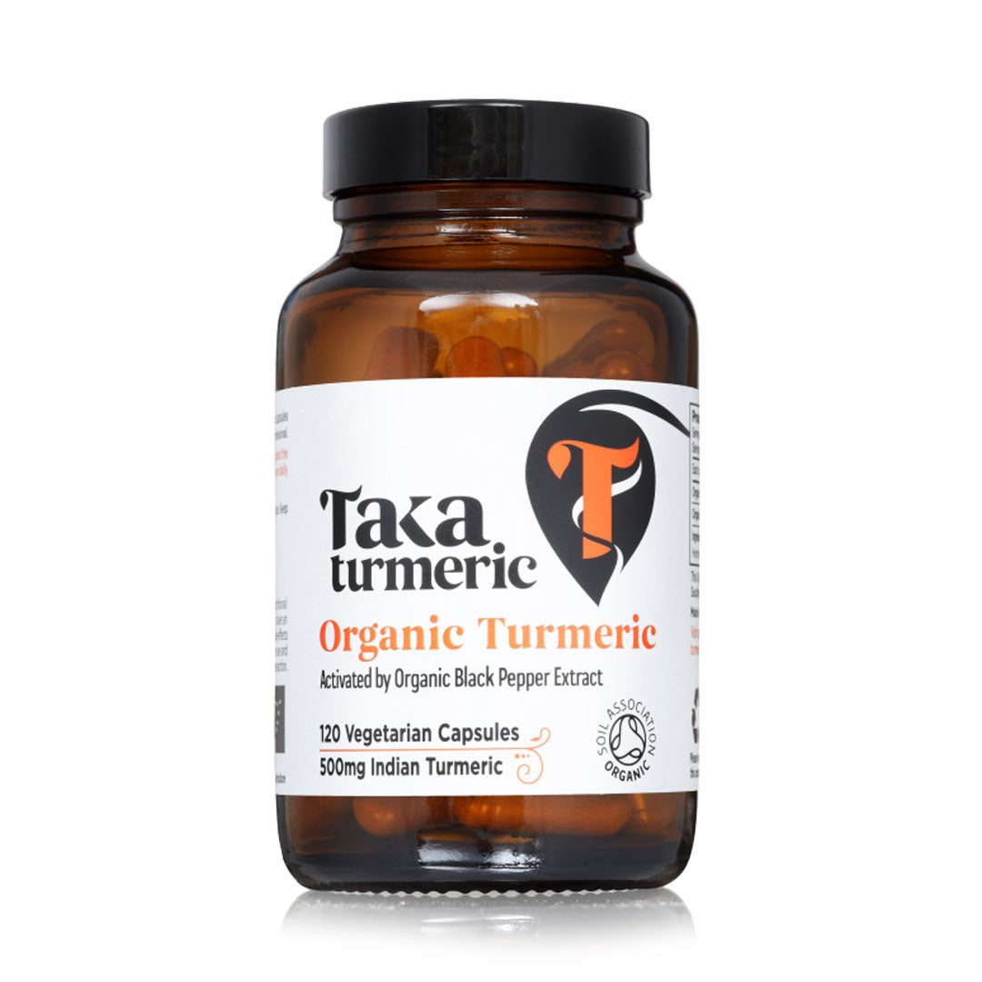 Taka Turmeric Organic Turmeric 120 Capsules