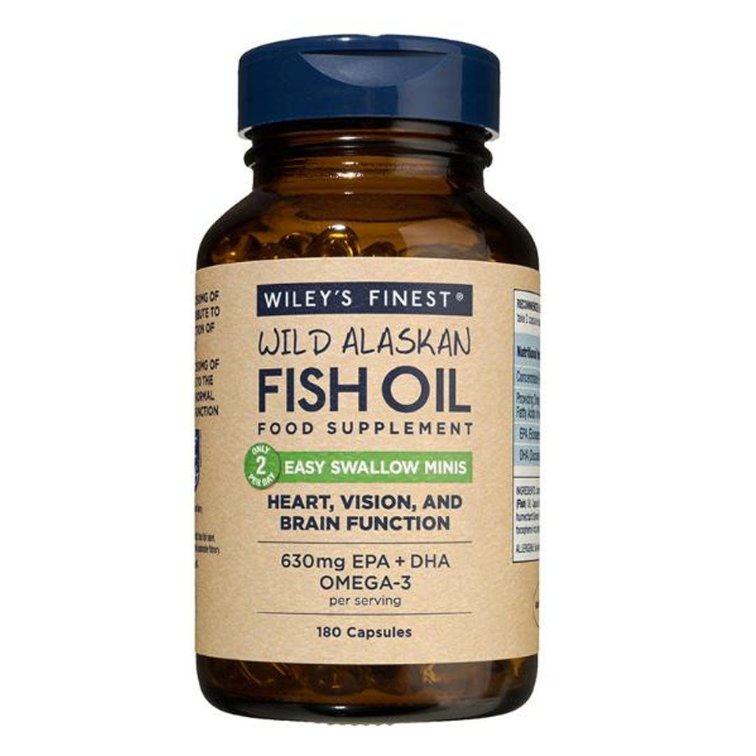 Wiley's Finest Fish Oil Easy Swallow Minis 180 Capsules