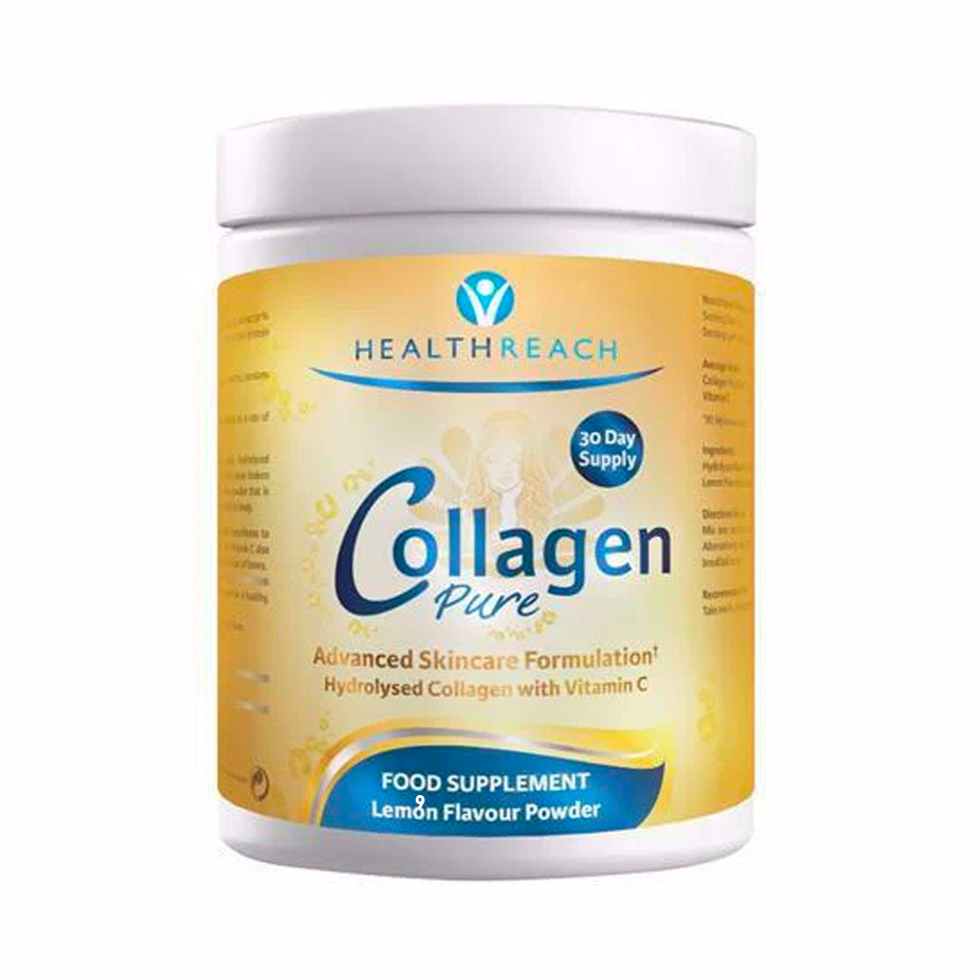 HealthReach Collagen Lemon Powder 200g - Here's Health