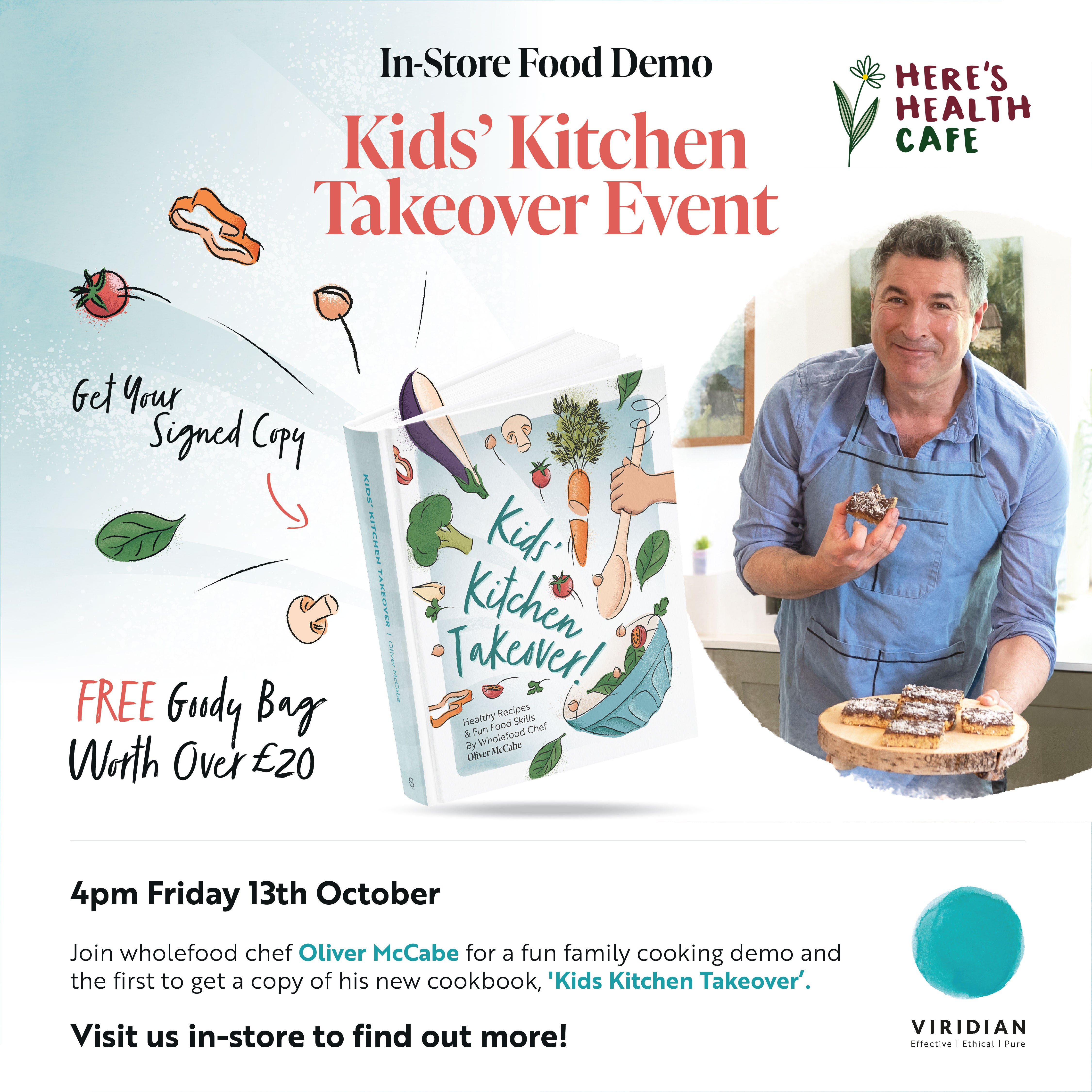 Kids' Kitchen Takeover Event With Oliver McCabe - 13th October 2023