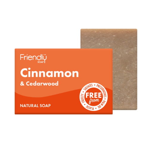 Friendly Cinnamon & Cedarwood Soap 95g